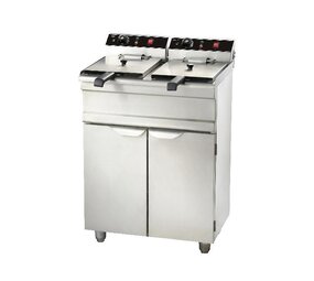 Combisteel Elektrische friteuse 2x9l Combisteel Elektrische friteuse 2x9l