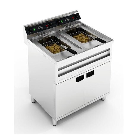 Combisteel Friteuse staand 2x12l 2x9kw | 7455.0965