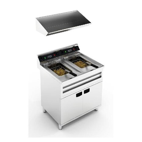 Combisteel Friteuse staand 2x12l 2x9kw | 7455.0965