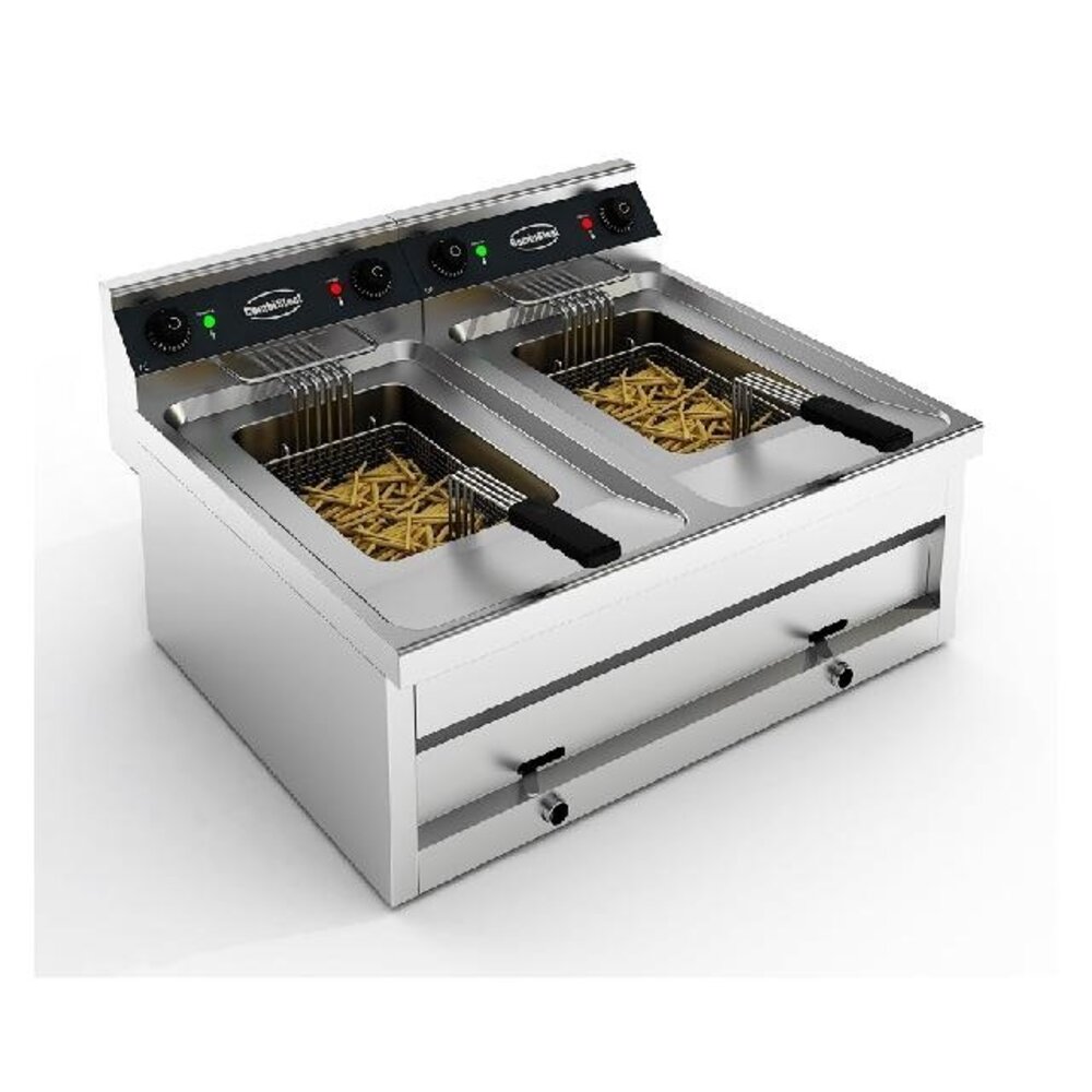 Combisteel Friteuse tafel 2x12l 2x9kw | 7455.0945