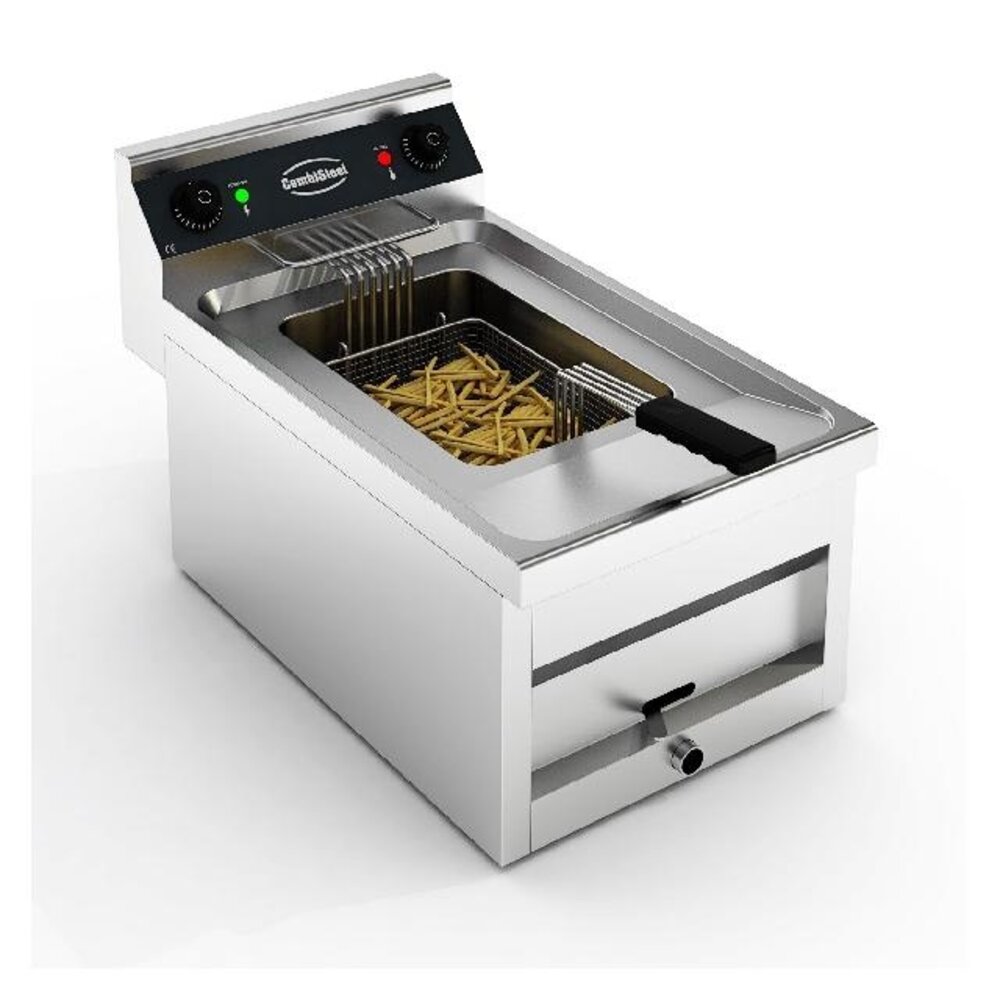 Combisteel Friteuse tafel 1x12l 6kw | 7455.0930 Combisteel Friteuse tafel 1x12l 6kw | 7455.0930