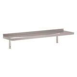 Combisteel 400 rvs wandschap 1600 incl. konsoles Combisteel 400 rvs wandschap 1600 incl. konsoles