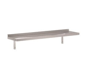 Combisteel 400 rvs wandschap 1600 incl. konsoles Combisteel 400 rvs wandschap 1600 incl. konsoles