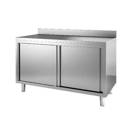 Combisteel 700 werktafel schuifdeuren rand 1200 | 7452.3080 Combisteel 700 werktafel schuifdeuren rand 1200 | 7452.3080
