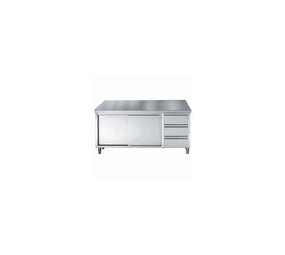 Combisteel 700 werktafel schuifdeuren laden 1600 Combisteel 700 werktafel schuifdeuren laden 1600