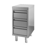 Combisteel 700 werktafel met laden 600 Combisteel 700 werktafel met laden 600
