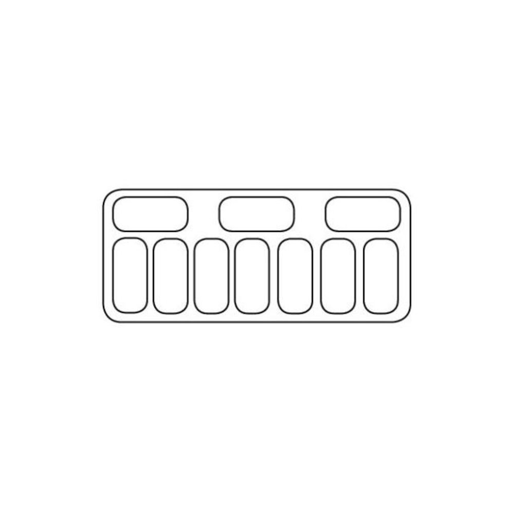 Combisteel Schepijsvitrine tenerife 10x5 ltr | 7472.0135