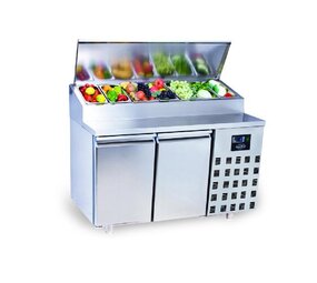 Combisteel Saladette 2 deuren 7x 1 3gn pan Combisteel Saladette 2 deuren 7x 1 3gn pan