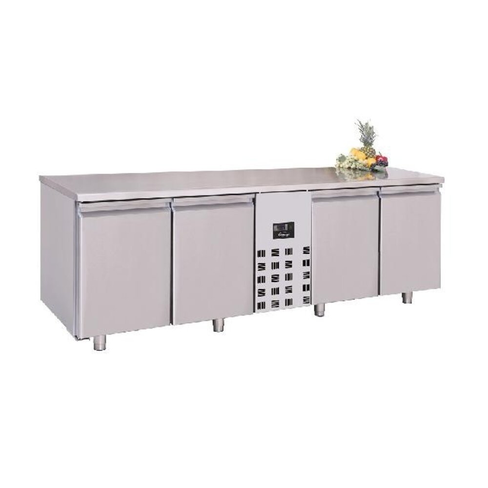 Combisteel 700 koelwerkbank 4 deuren mono block | 7489.5110 Combisteel 700 koelwerkbank 4 deuren mono block | 7489.5110