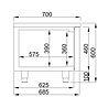 Combisteel Koelwerkbank 600 hoog 2 deuren | 7489.5075 Combisteel Koelwerkbank 600 hoog 2 deuren | 7489.5075
