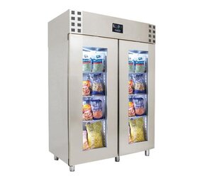 Combisteel Vrieskast rvs glasdeur mono block 1400 ltr Combisteel Vrieskast rvs glasdeur mono block 1400 ltr