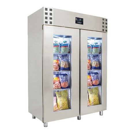 Combisteel Koelkast rvs glasdeur mono block 1400 ltr | 7489.5025 Combisteel Koelkast rvs glasdeur mono block 1400 ltr | 7489.5025