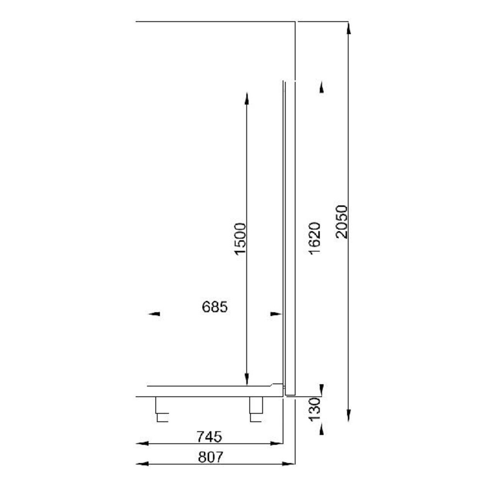 Combisteel Vrieskast rvs mono block 700 ltr | 7489.5010 Combisteel Vrieskast rvs mono block 700 ltr | 7489.5010