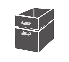Combisteel Ladenblok 2 3 monoblock soft closing Combisteel Ladenblok 2 3 monoblock soft closing