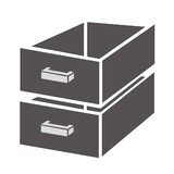 Combisteel Ladenblok 1 2 monoblock soft closing Combisteel Ladenblok 1 2 monoblock soft closing