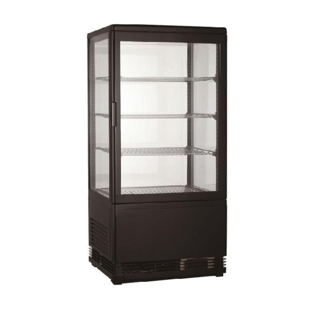 Combisteel Koelvitrine 78l zwart | 7487.0175 Combisteel Koelvitrine 78l zwart | 7487.0175