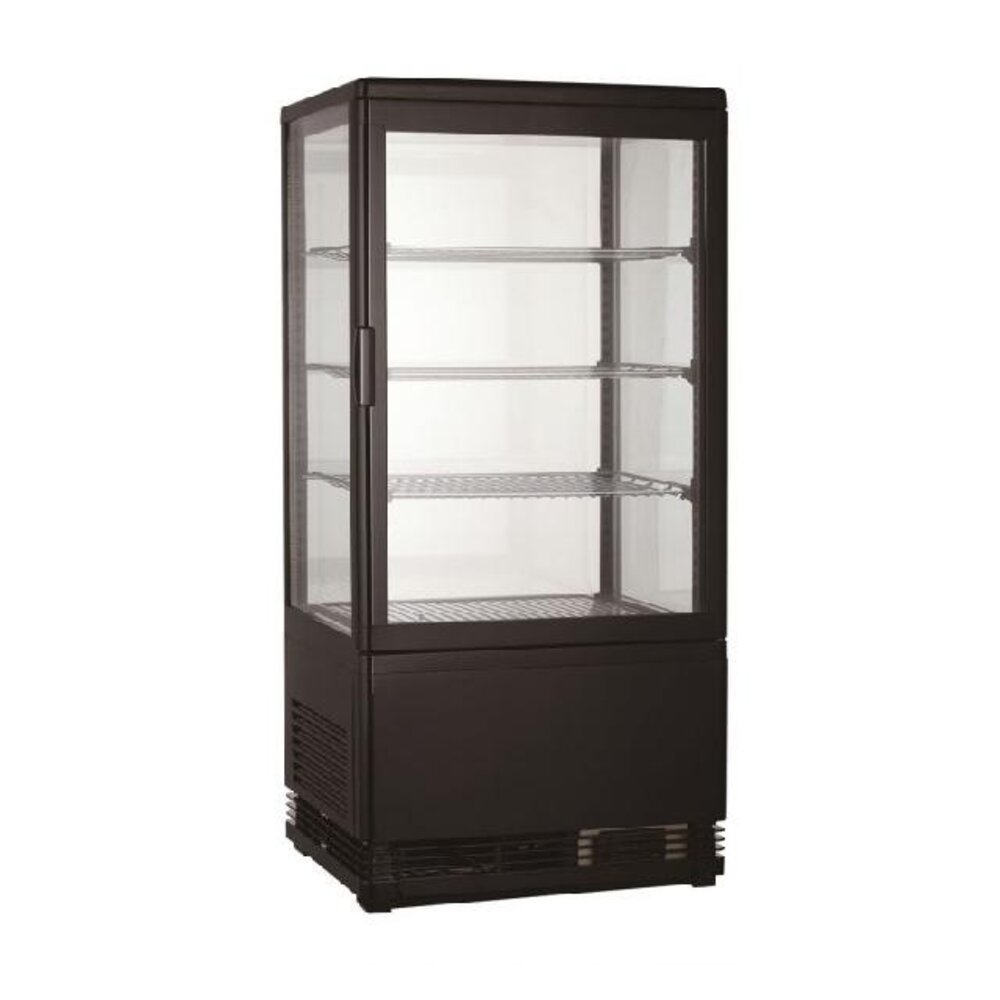 Combisteel Koelvitrine 68l zwart | 7487.0170 Combisteel Koelvitrine 68l zwart | 7487.0170