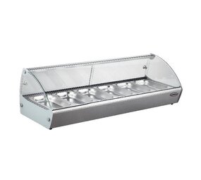 Combisteel Warmhoudvitrine 6 1 3 gn Combisteel Warmhoudvitrine 6 1 3 gn
