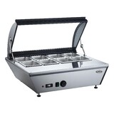 Combisteel Warmhoud opzetvitrine 67l Combisteel Warmhoud opzetvitrine 67l
