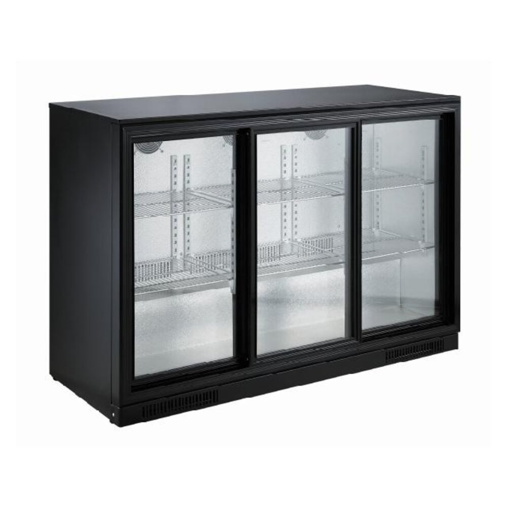 Combisteel Barkoeler zwart 3 schuifdeuren | 7455.1320