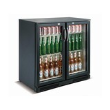 Combisteel Barkoeler zwart 2 deuren Combisteel Barkoeler zwart 2 deuren