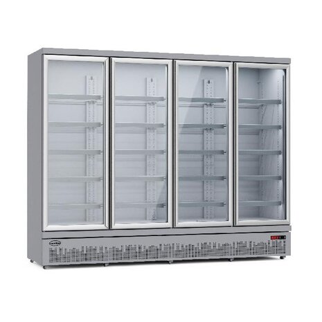 Combisteel Koelkast 4 glasdeuren jde-2025r  *transport op aanvraag* | 7455.2210 Combisteel Koelkast 4 glasdeuren jde-2025r  *transport op aanvraag* | 7455.2210
