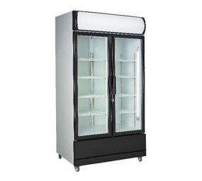 Combisteel Koelkast 2 glasdeuren fcu-750