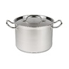 Combisteel Kookpan mh rvs + deksel ø24 6,3l | 7501.0045 Combisteel Kookpan mh rvs + deksel ø24 6,3l | 7501.0045