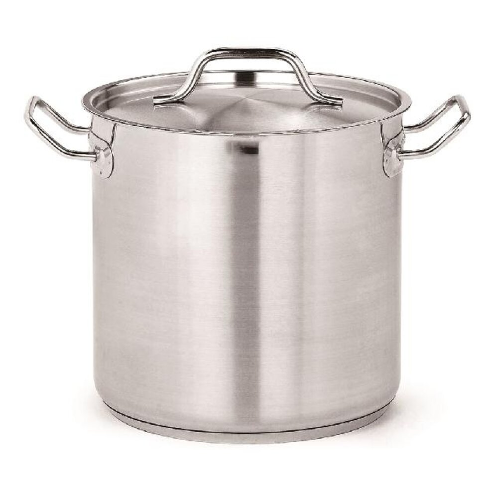 Combisteel Kookpan hg rvs + deksel ø24 10l | 7501.0010 Combisteel Kookpan hg rvs + deksel ø24 10l | 7501.0010