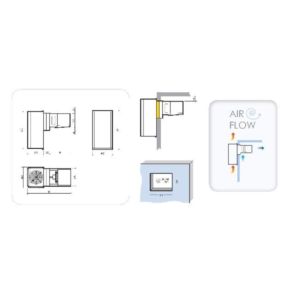 Combisteel Wandunit insteek koel 6-10,4 m3 smal | 7492.0125