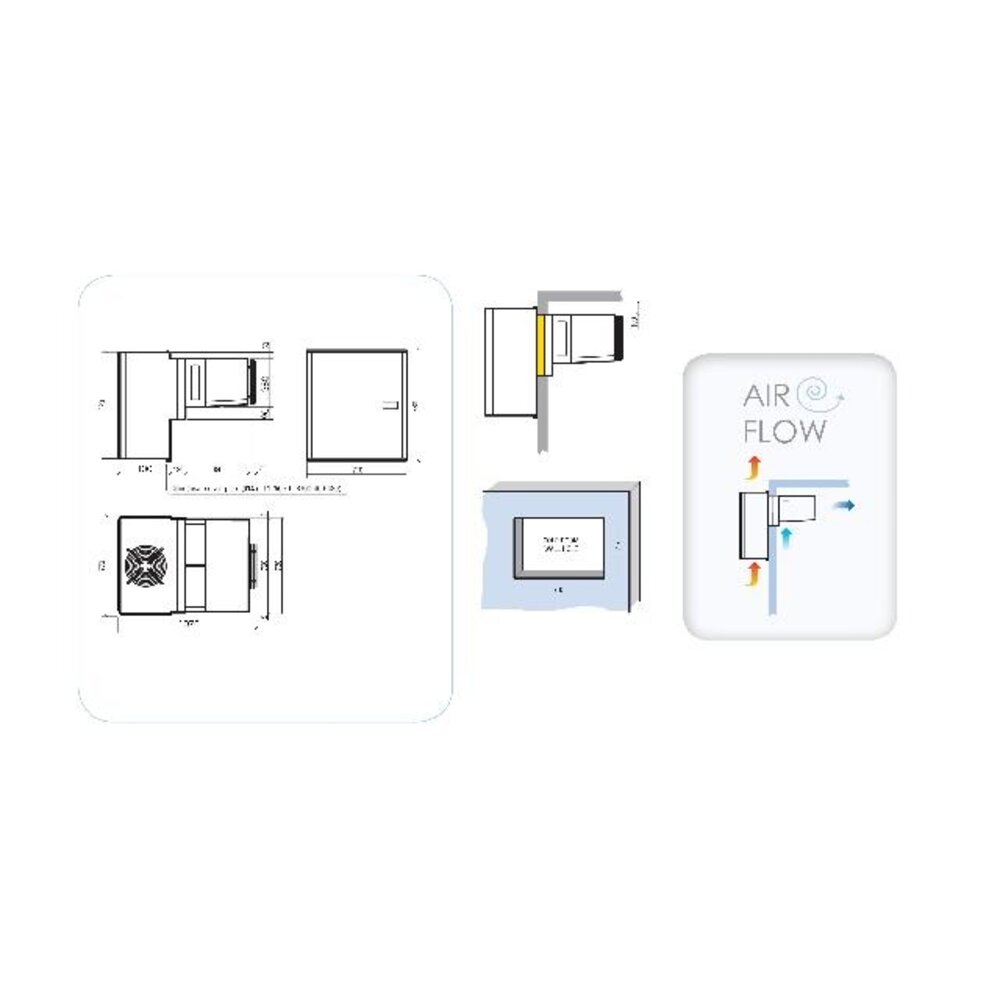 Combisteel Wandunit insteek vries 12,36-18 m3 | 7492.0115