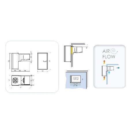 Combisteel Wandunit insteek koel 11-20 m3 | 7492.0085 Combisteel Wandunit insteek koel 11-20 m3 | 7492.0085
