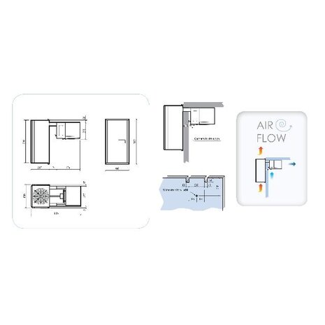 Combisteel Wandunit inhang koel 8,2-14,1 m3 small | 7492.0070 Combisteel Wandunit inhang koel 8,2-14,1 m3 small | 7492.0070