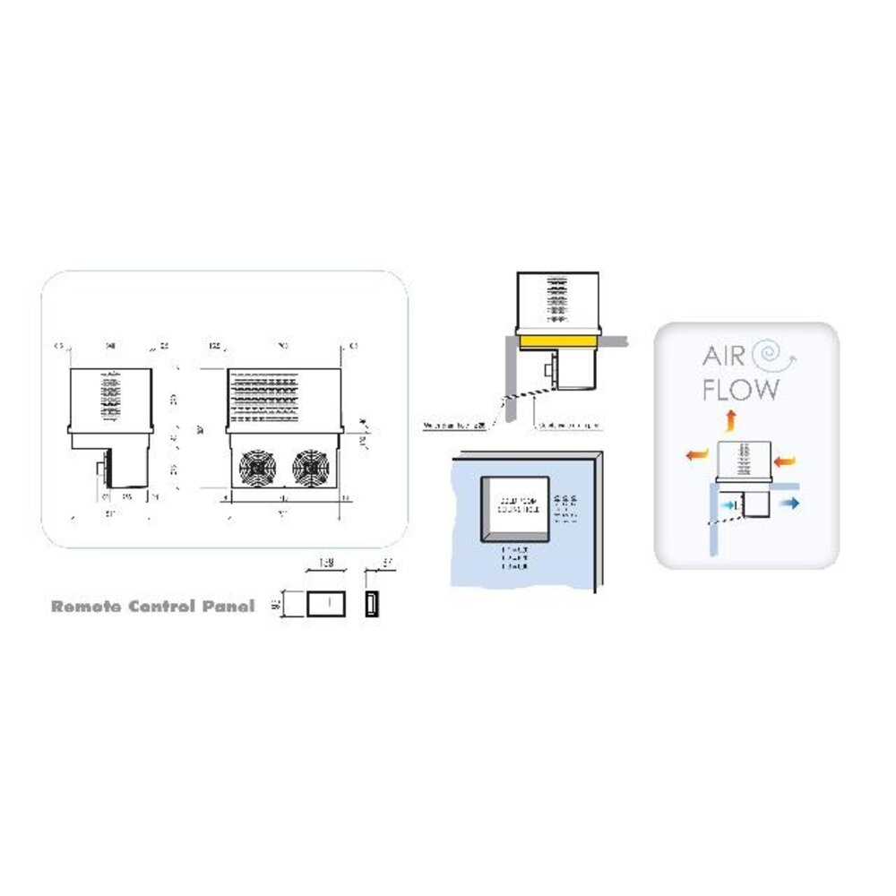 Combisteel Dakunit vries 6,3-9,8 m3 | 7492.0055 Combisteel Dakunit vries 6,3-9,8 m3 | 7492.0055