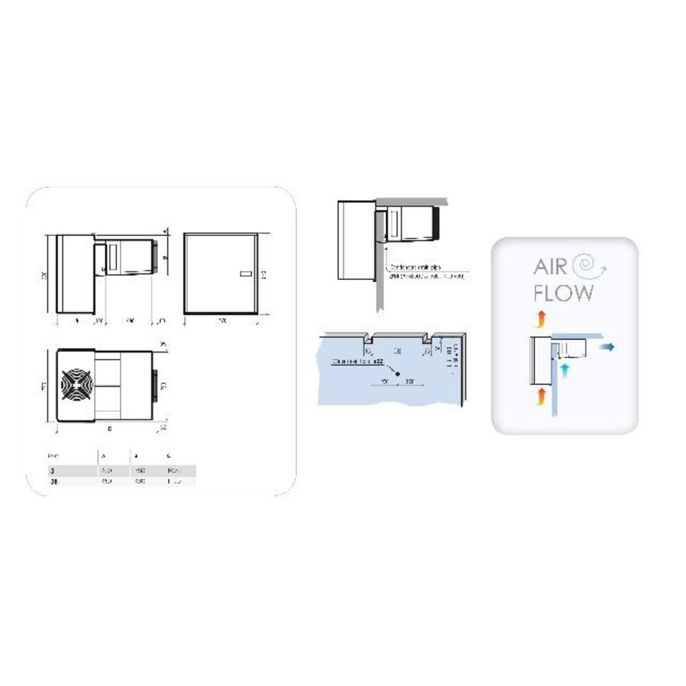 Combisteel Wandunit inhang vries 12,36-18 m3 | 7492.0035