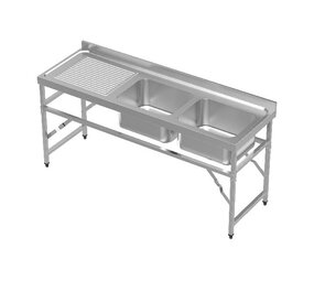 Combisteel 600 inklapbare spoeltafel 1800 2r