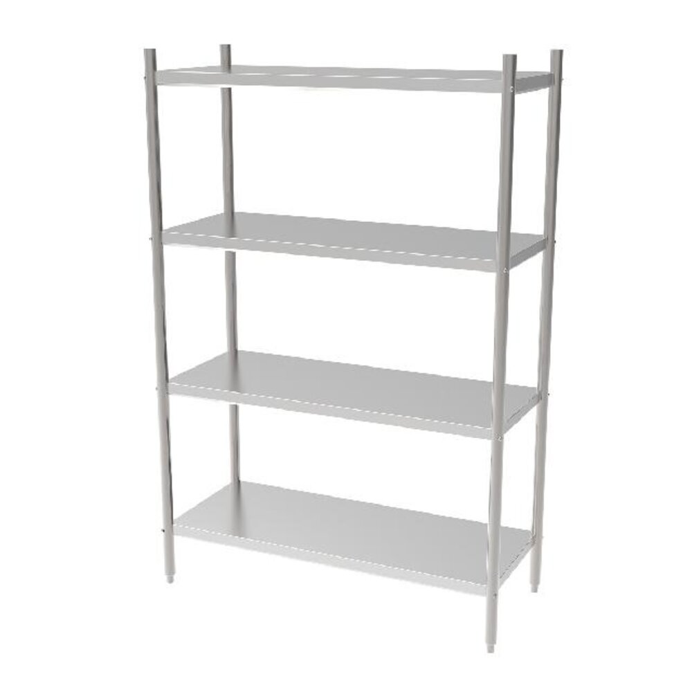 Combisteel Stelling 4 levels demontabel 1500 | 7490.0250 Combisteel Stelling 4 levels demontabel 1500 | 7490.0250