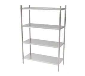 Combisteel Stelling 4 levels demontabel 900 Combisteel Stelling 4 levels demontabel 900