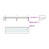 Combisteel 400 rvs wandschap 2000 incl. konsoles | 7490.0230 Combisteel 400 rvs wandschap 2000 incl. konsoles | 7490.0230