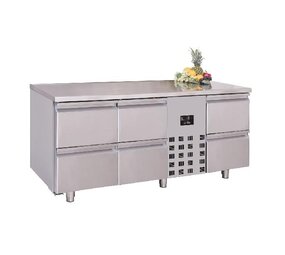 Combisteel 700 koelwerkbank 6 laden monoblock Combisteel 700 koelwerkbank 6 laden monoblock