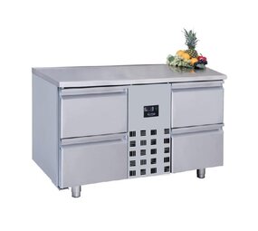 Combisteel 700 koelwerkbank 4 laden monoblock Combisteel 700 koelwerkbank 4 laden monoblock