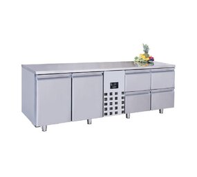Combisteel 700 koelwerkbank 2drs 4 laden monoblock