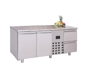 Combisteel 700 koelwerkbank 2drs 2 laden monoblock Combisteel 700 koelwerkbank 2drs 2 laden monoblock