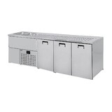 Combisteel Bierkoeler 3 deuren 2l Combisteel Bierkoeler 3 deuren 2l