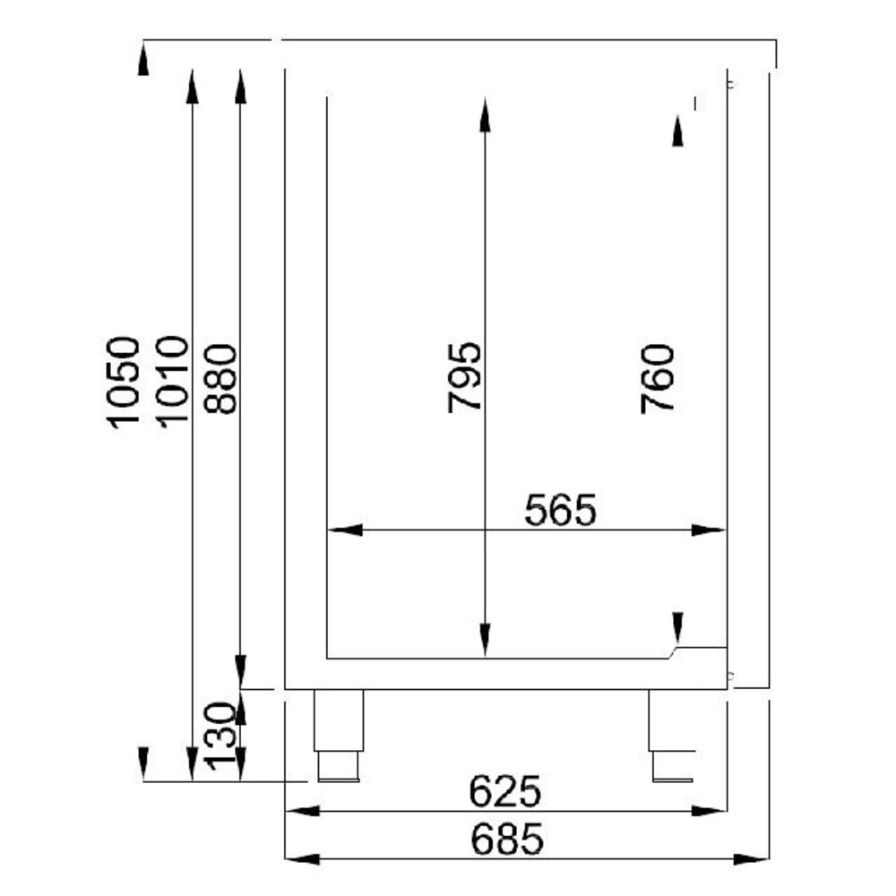 Combisteel Bierkoeler 3 deuren 1r | 7489.5330 Combisteel Bierkoeler 3 deuren 1r | 7489.5330
