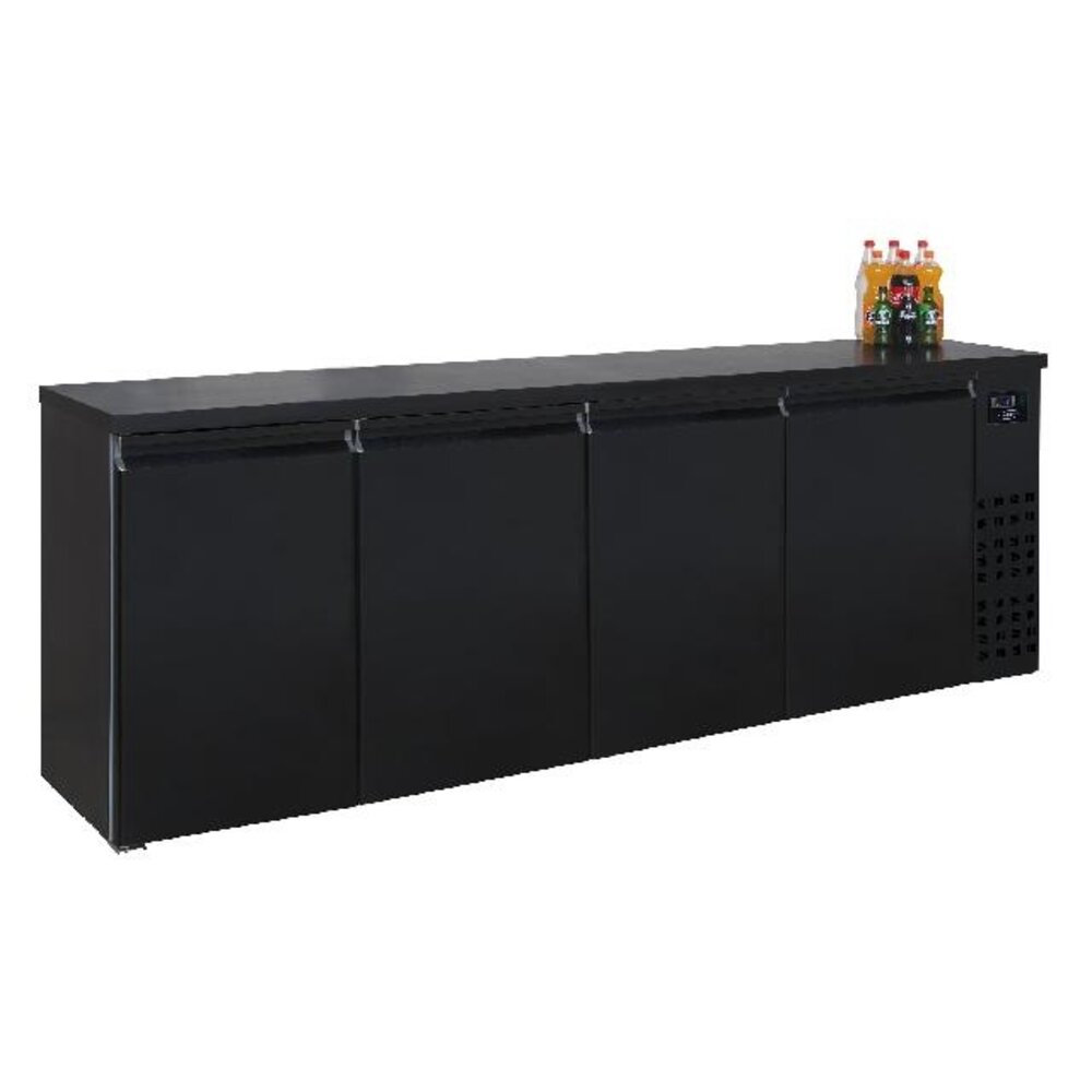 Combisteel Barkoeler zwart 4 deuren | 7489.5280