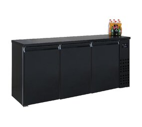Combisteel Barkoeler zwart 3 deuren