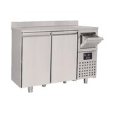 Combisteel 600 koelwerkbank 2 deuren  incl. afkloplade voor koffie