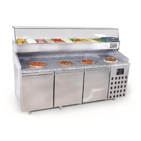Combisteel Pizzawerkbank 3 deuren | 7489.5225 Combisteel Pizzawerkbank 3 deuren | 7489.5225