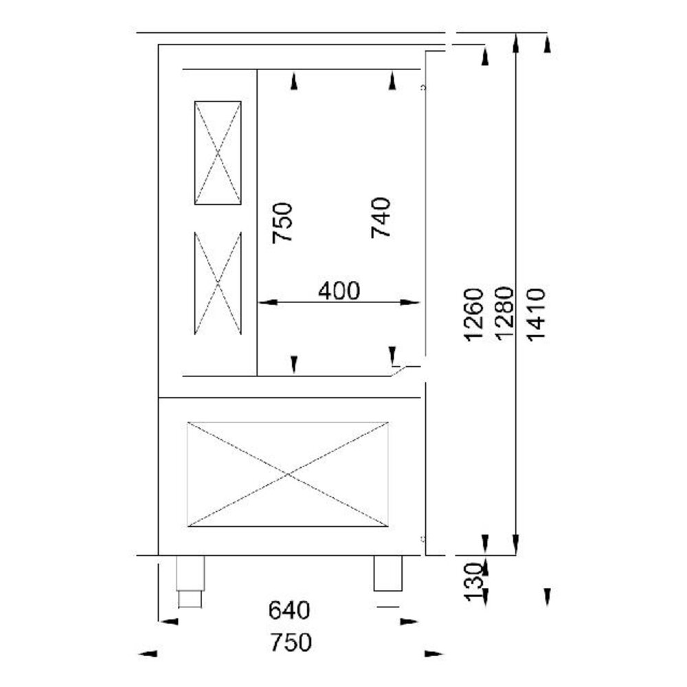 Combisteel Blastchiller 10x 1 1gn | 7489.5215